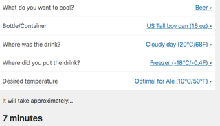 Illustration for article titled Ask Kate About Beer: Exactly how long do I need to chill this warm beer?